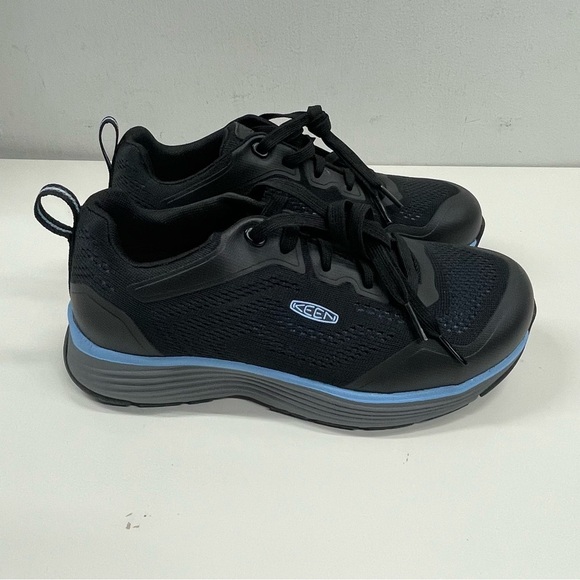 NIB Keen Womens Sparta 2 Black Aluminum Toe Work and Safety Sneakers Size 7 Wide - Picture 4 of 11